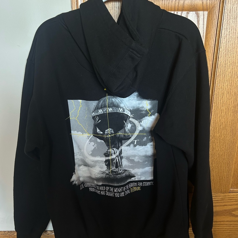 Mentality Black Graphic Hoodie